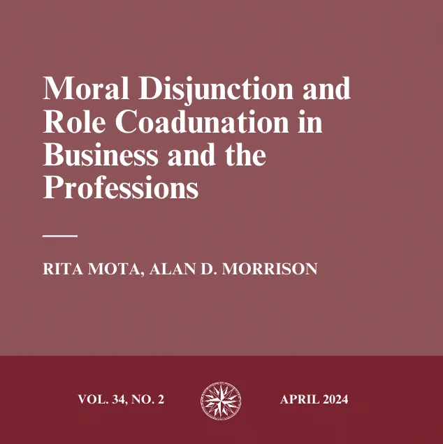 Article title: Moral disjunction and role coeducation in business and the professions