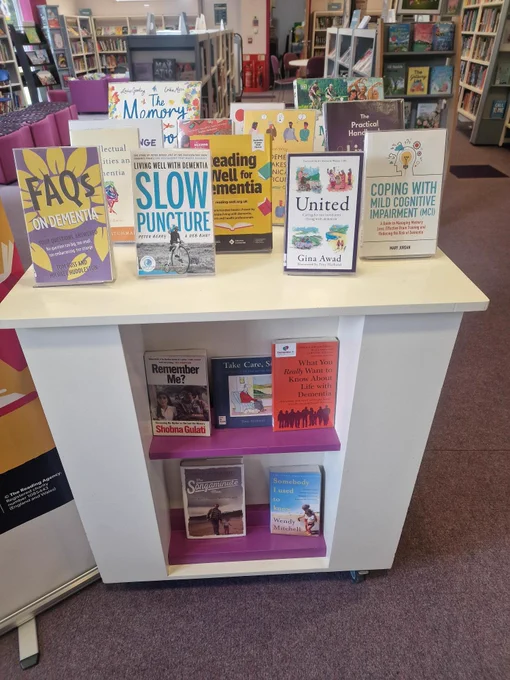 Display of Books about Dementia