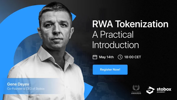 ⚡️ RWA Tokenization: A Practical Introduction  
🎙️ Stobox Academy's much-anticipated webinar!

1⃣ RWA Market Size, Growth Metrics, and Institutional Impact. 
2⃣ Tokenization of Businesses. Private Company Securities Tokenization
3⃣ Key Benefits of Tokenization for Private Businesses
4⃣ Live Q&A Session to Answer Your Specific Questions
🌟 If you haven't registered yet, now's your chance! Don’t Miss Out!
📅 Date 14.05 
⏰ Time 18:00 СЕТ

🔗 https://zoom.us/webinar/register/5317144029219/WN_erb5yBNFT9-nZOsfD_wvpQ

#Stobox #StoboxAcademy #Tokenization #RWA #Webinar #STO #STBU 
