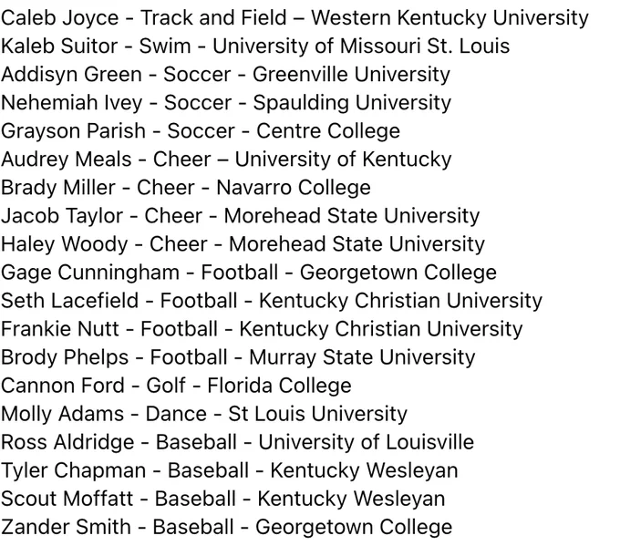 athletics