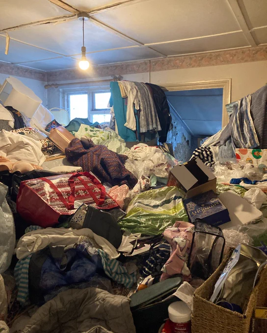Image of a house with many items