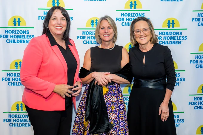 LG Driscoll with Commissioner Kershaw at Horizons for Homeless Children event. 