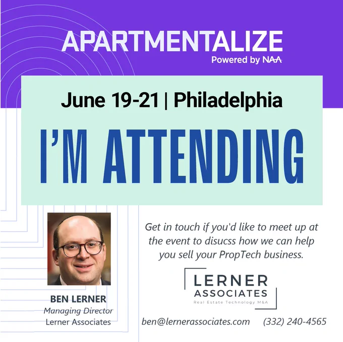 Lerner Associates attending NAA Apartmentalize 2024