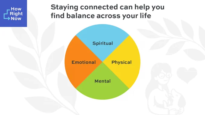 Staying connected can help you find balance across your life
