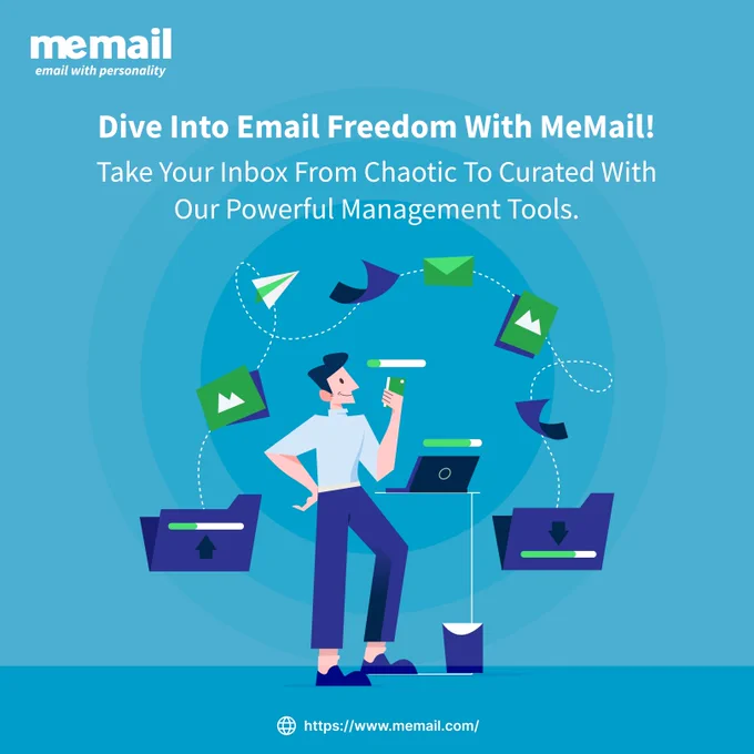 Dive into email freedom with MeMail! Take your inbox from chaotic to curated with our powerful management tools.

In today's fast-paced world, managing your inbox can feel like an endless battle. With MeMail's innovative management tools, you're in command. Customize your email experience, organize your messages with ease, and enjoy a clutter-free inbox that works for you. Whether it's for personal use or business, MeMail transforms your email routine into a streamlined process. Say goodbye to overwhelming inboxes and hello to efficiency. Start your journey towards email enlightenment with MeMail today and experience the ultimate control over your digital communication

Visit us at MeMail.com for more!

https://www.memail.com/features