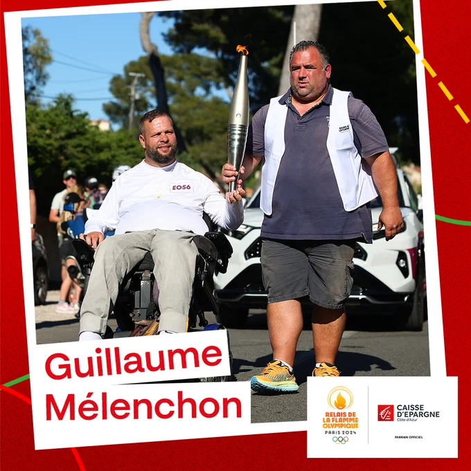 / Guillaume, porteur de flamme olympique : un moment d'exception pour le Rugby Fauteuil Club Toulon Provence Méditerranée
Vendredi dernier, un moment d'exception a eu lieu pour le Rugby Fauteuil Club Toulon Provence Méditerranée. En effet, Guillaume, le président du club, a eu l'immense honneur de porter la Flamme Olympique de Paris 2024 à travers le Département du Var à Ville de Toulon, en tant que porteur de flamme officiel pour la Caisse d'Epargne Côte d'Azur
Accompagné de ses camarades porteurs de flamme, Guillaume a vécu une expérience inoubliable, empreinte d'émotion et de fierté. Voir les visages illuminés des spectateurs, petits et grands, qui les encourageaient sur leur passage, a été une source d'inspiration incroyable.
Ce moment symbolique a permis de mettre en lumière les valeurs du sport et de l'inclusion, chères au Rugby Fauteuil Club Toulon Provence Méditerranée. @followers @super fans
Vive les Jeux Olympiques de Paris 2024 ! 🇫🇷
---
#Paris2024 #relaisdelaflamme 