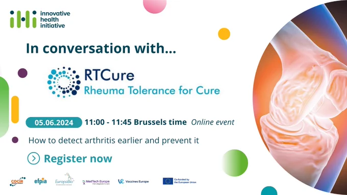 🤔If #arthritis was detected earlier, could it be prevented? Join us on 5 June from 11:00 to 11:45 to find out! Register here