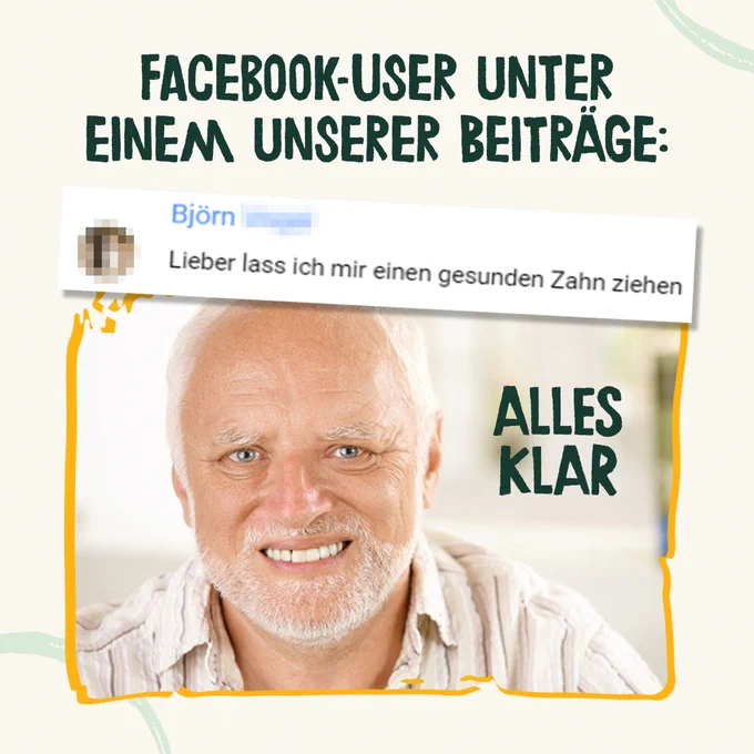Auf dem Bild ist ein Facebook Hatekommentar zu sehen.