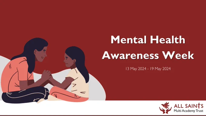 Mental Health Awareness Week - young person comforted by adult
