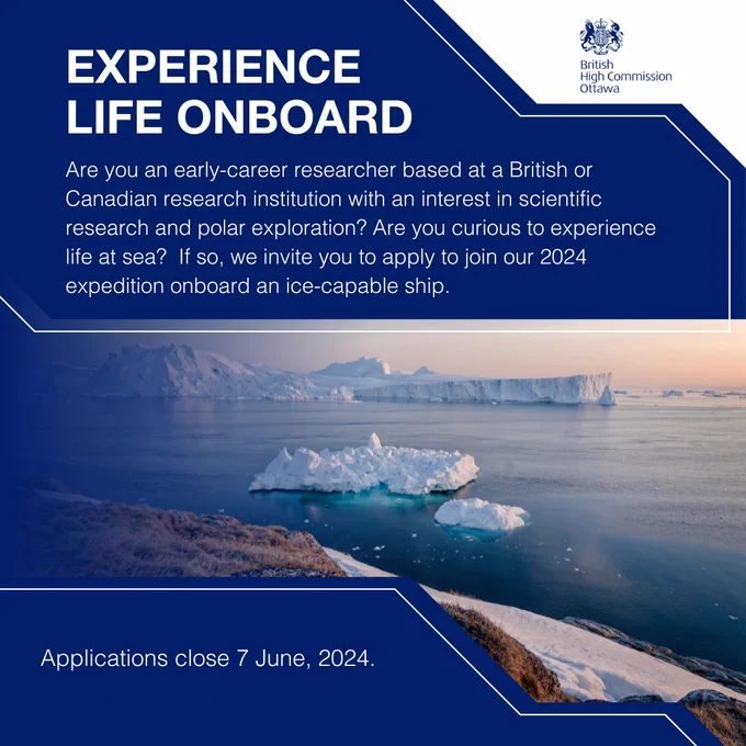 Experience life onboard an ice-capable ship