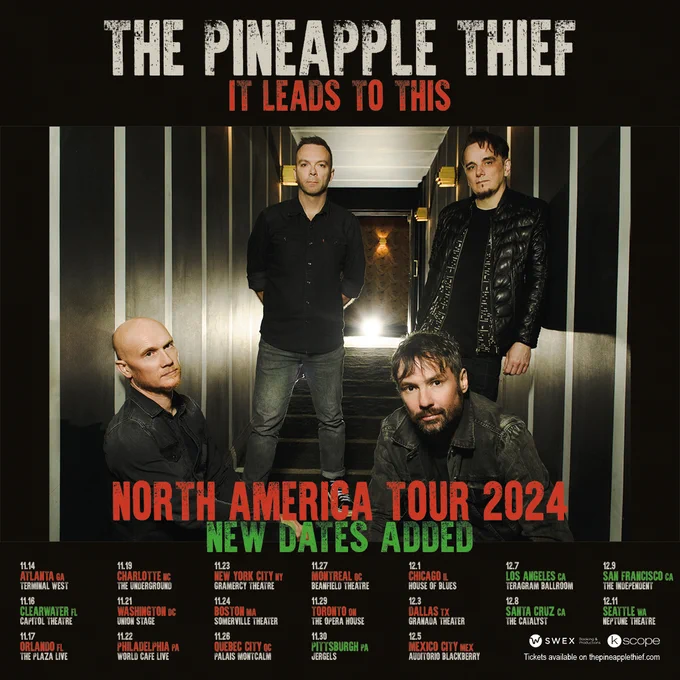 The Pineapple Thief - North American Tour 2024.