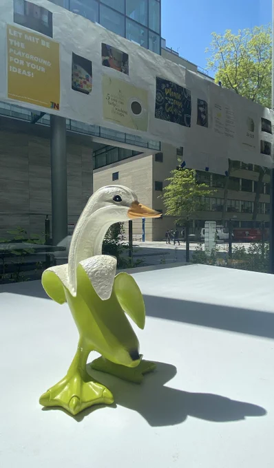 banana duck in the banana lounge 
