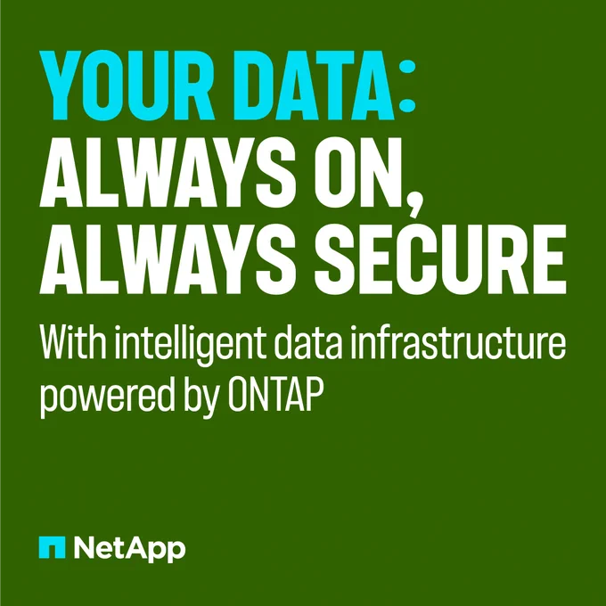 Intelligent data infrastructure powered by ONTAP