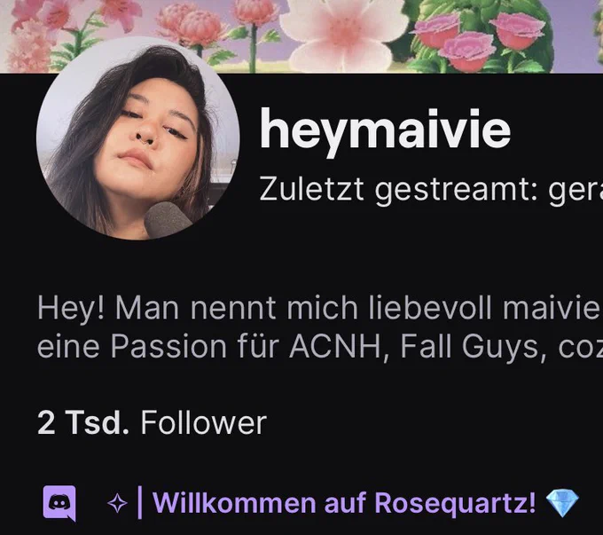 heymaivie twitch 2k follows