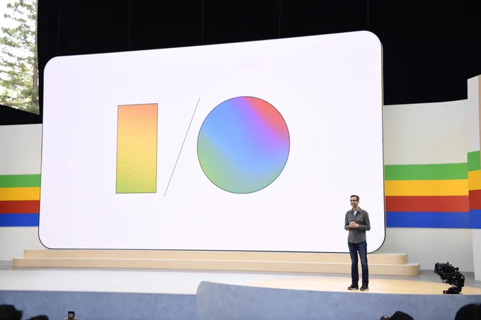 Sundar Pichai en Google I/O.