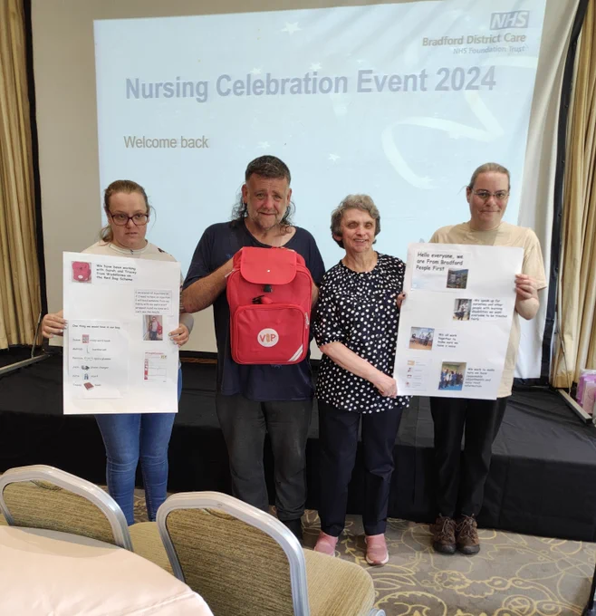 Brilliant day celebrating The Care Trust Nurses and promoting the Red Bag Scheme
