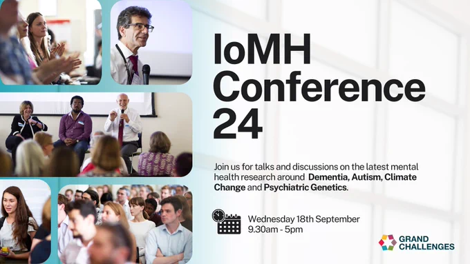 IoMH Conference 2024, Wednesday 18 September, 9.30am - 5pm