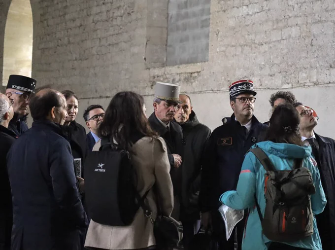 Visite du site par les autorités pour l’installation de la 4ème Unité d’instruction et d’intervention de la Sécurité civile