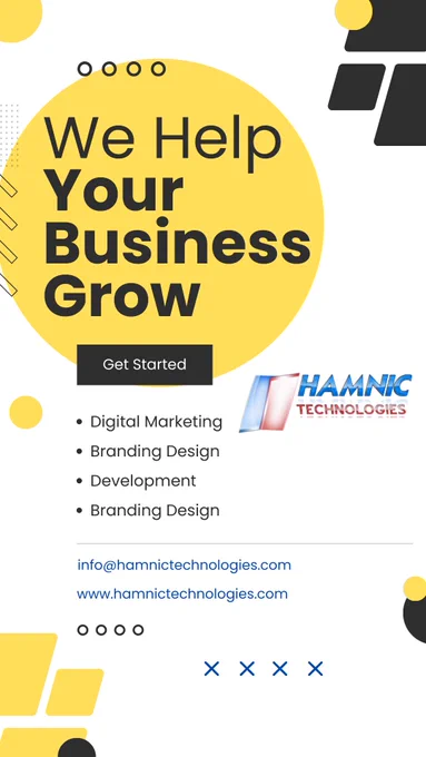 Feel free to get in touch with us today. We can provide you with effective IT solutions that cater to your needs.

Visit:

https://www.hamnictechnologies.com

Or contact:

hamnictechnologies@gmail.com




#techie #latesttech #website #websitedesign #onlinesolution #socialmedia #socialmediamanagement #wordpresswebsite #socialmediaprofiles #entrepreneurs #business #WordPress #appdevelopment #ITsolutions #hamnictechnologies #onlinebusiness #tech #technology #technews #online #webdesign #websitedevelopment #instatech #software #innovation