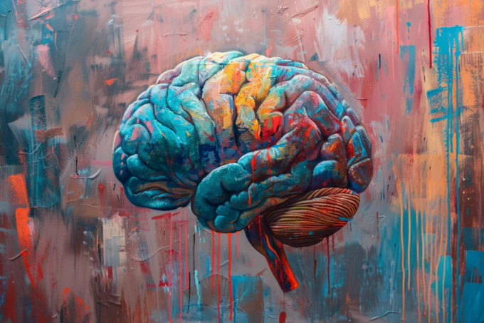This shows a brain.