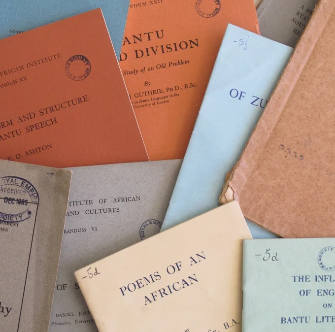 A collection of pamphlets from the RCS collection that have been digitised as part of the "Creating new Connection: Shared digital curation of the RCS southern Africa collections"

This material encompasses a diverse range of content and format from personal papers, manuscripts, diaries, drawings, watercolours, photographs, pamphlets, cartoons, newspapers and maps to directories, monographs, official publications and journals. There is good coverage of 19th and 20th century southern Africa.

The material selected for digitisation was informed by conversations with researchers and practitioners in southern Africa. Several key themes emerged, including the need to draw out African voices and experiences wherever possible. Over 7000 images have been added to the collection page, selected from 23 archive collections and more than 40 print items.