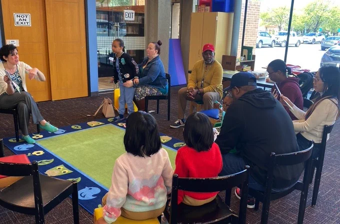 Photo:  Family Literacy Club