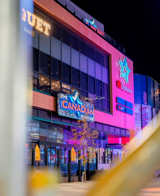 Edmonton's Ice District Signage