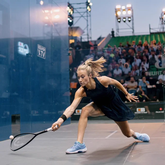 Olivia Weaver in action at the World Championships 