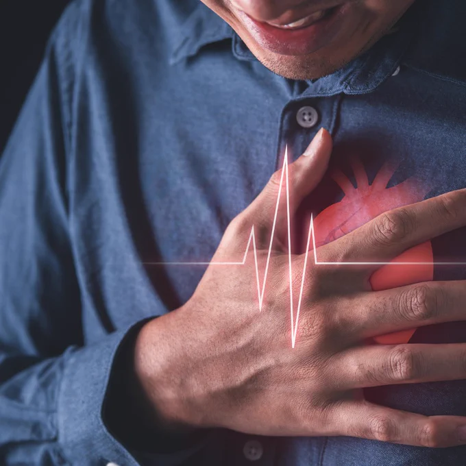 Man experiencing heart failure. Credit: AdobeStock
