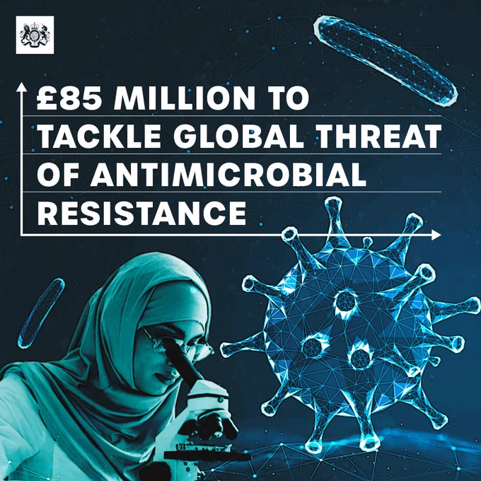 £85 Million to tackle global threat of antimicrobial resistance
