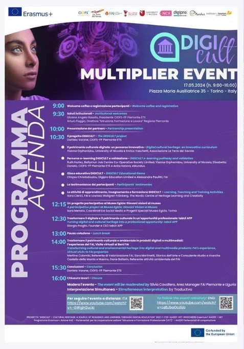 #digiculterasmus, #education,#vet #EU, #youth, #Erasmus, #FutureofEurope, #digital, #culturalheritage #erasmusproject #erasmusplusproject #learnersresilience 

@ciofsfp_piemonte 
@terredeisavoia 
@fondoambiente 
@ballymunjobcentre 
@Institut za turizam 
@VšĮ eMundus 
@universityofnicosia 
@digipro_education 
@nckultur