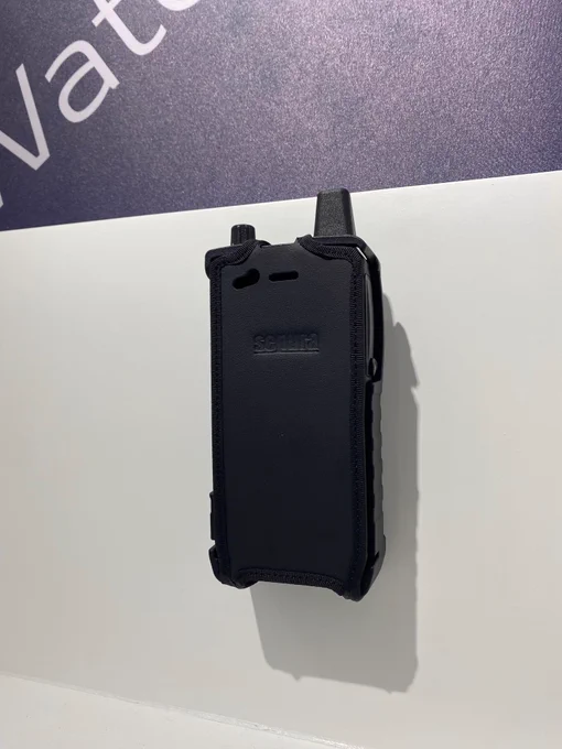 Peter Jones Leather Carry Case for the Sepura SCL3 Device at CCW2024