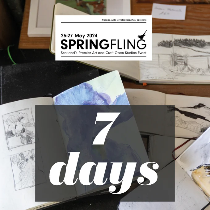 25-27 May 2024 Spring Fling Scotland's premier art and craft open studios event 7 days