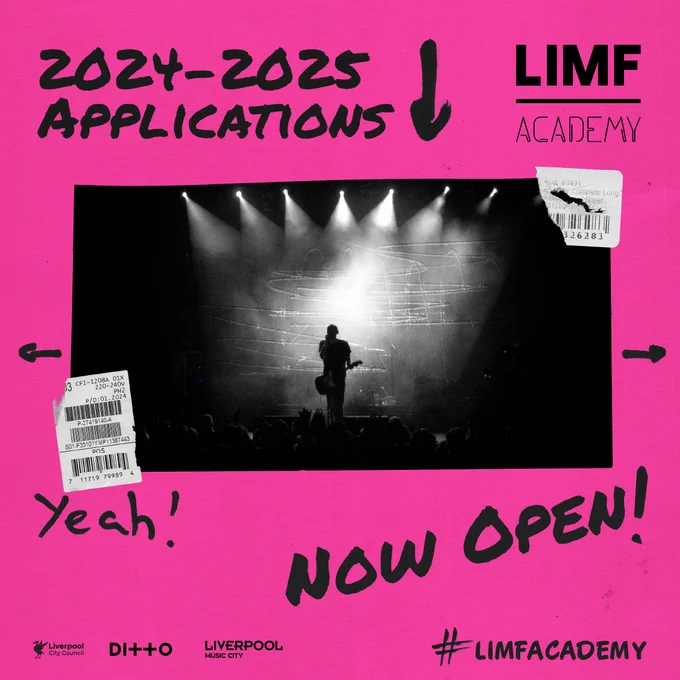 graphic that says 2024-2025 applications now open for LIMF Academy