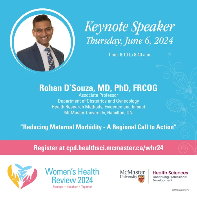 Women’s Health Review 2024 CPD hybrid event, June 6, 2024