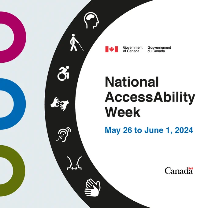 National AccessAbility Week 
May 26 to June 1, 2024