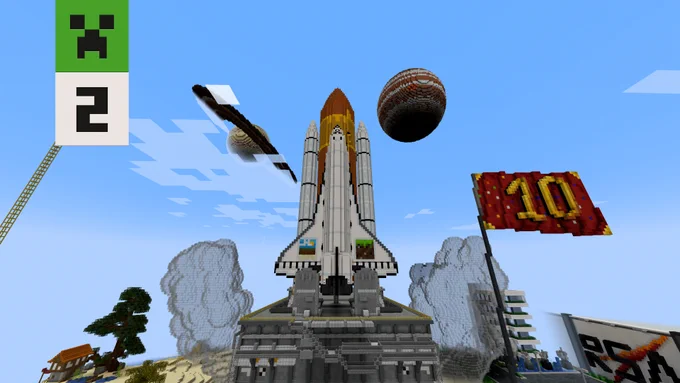 Java Realm map rocketship