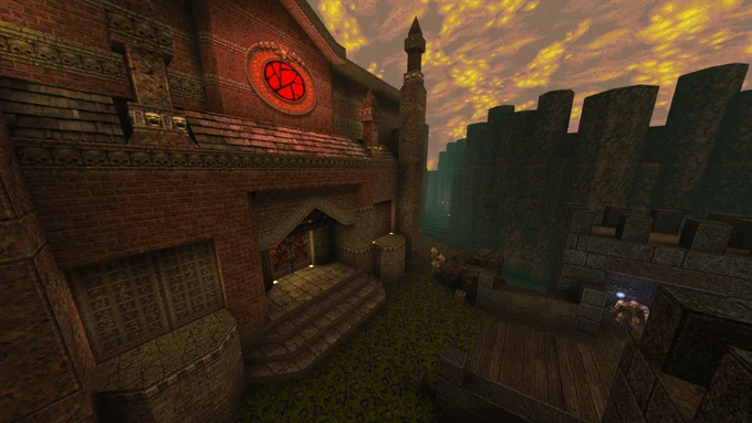 Image of latest Add-on for Quake, "Tainted" by:  Jakob 'DragonsForLunch' Christoffersen.