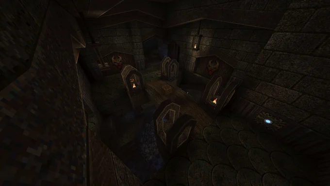 Image of latest Add-on for Quake, "Tainted" by:  Jakob 'DragonsForLunch' Christoffersen.