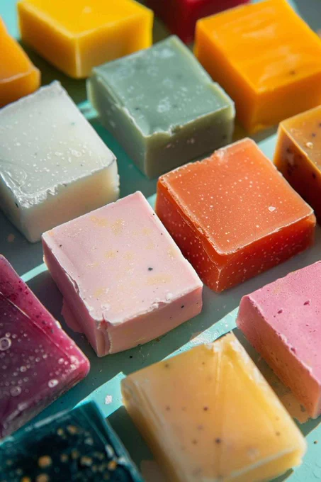 colourful soap bars