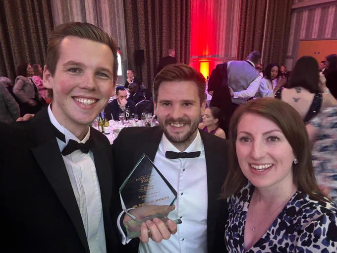 Peter Jones ILG at the Wales Business Awards 2024