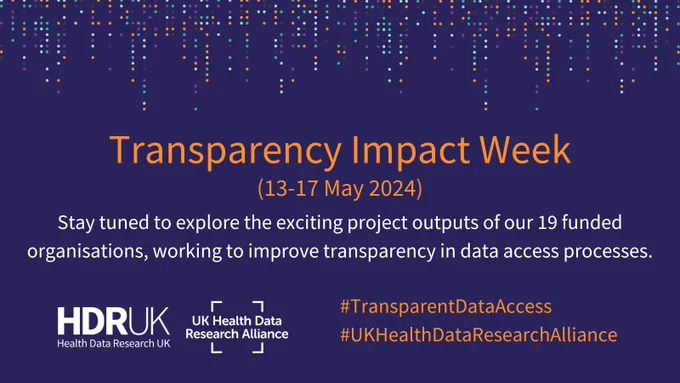 Stay tuned to explore the exciting project outputs of our 19 funded organisations, working to improve transparency in data access processes.