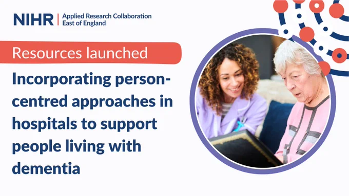 How can we improve the quality of care for people living with #dementia in #hospitals?

A new series of resources has just launched that support #hospital staff in incorporating person-centred approaches into their care.

Download here🔗https://arc-eoe.nihr.ac.uk/news-blogs/news-latest/new-resources-launched-person-centred-approaches-hospitals-people-living

#DementiaAwareness
