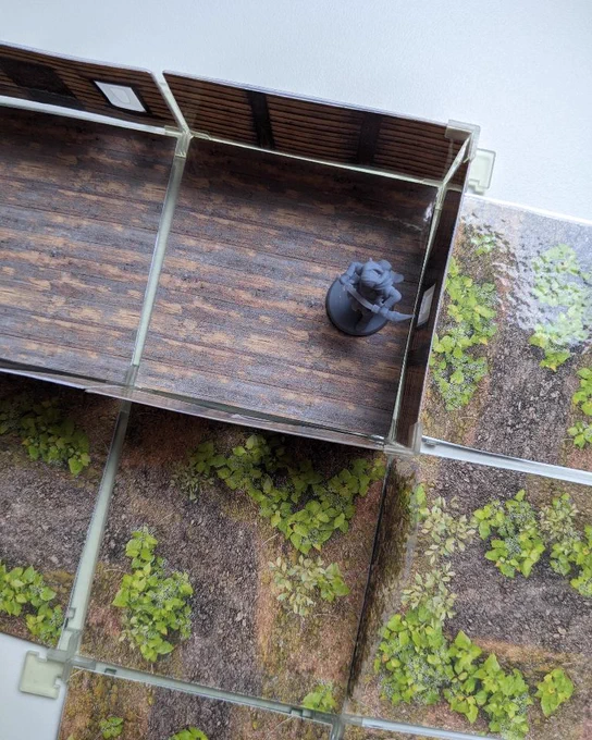 a photograph of the Atlas Deck battlemap system