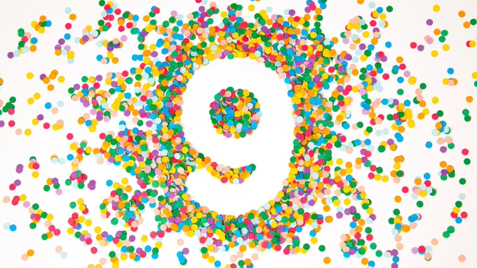 The number 9