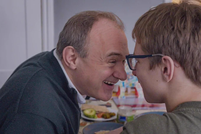Ed Davey and his son John