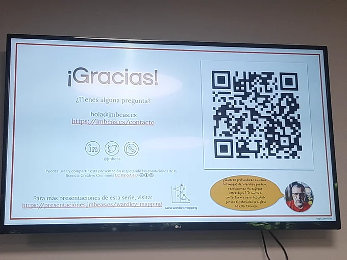 Slide de contacto, con qr