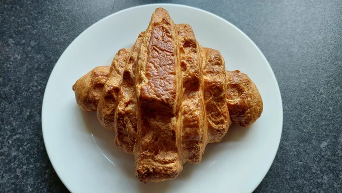 Croissant from Benjamin Lee's Artisan Bakery, Llandudno