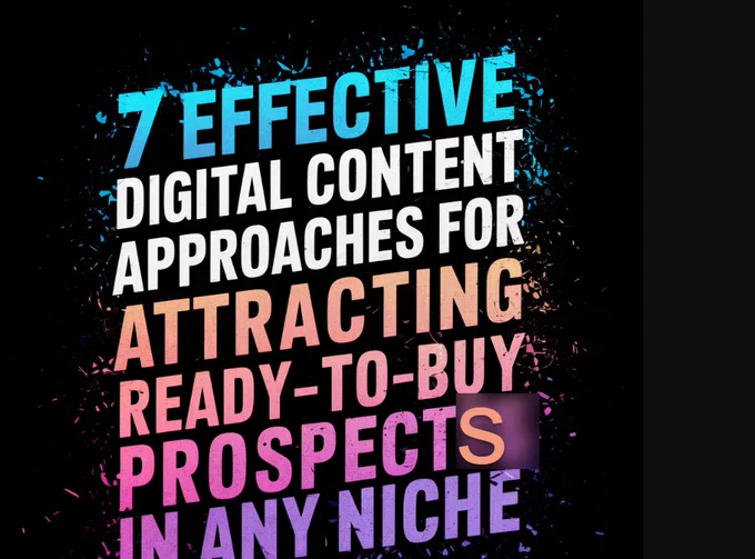 7 Effective Digital Content Approaches for Attracting Ready-to-Buy Prospects in Any Niche
https://softtechhub.us/2024/05/30/attracting-ready-to-buy-prospects/
#ContentMarketing #DigitalMarketing #LeadGeneration #SalesFunnel #MarketingStrategy #CustomerAcquisition #B2BMarketing #B2CMarketing #ContentTypes #DigitalContent #ReadyToBuyProspects #CrossIndustry #CaseStudies #WhitePapers #Ebooks #Webinars #ProductDemos #Testimonials #CustomerStories #DataSheets 
