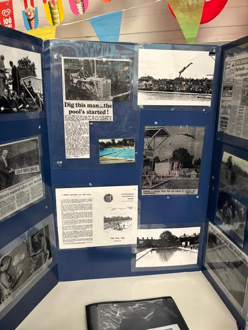 Posters about faversham pools over the years